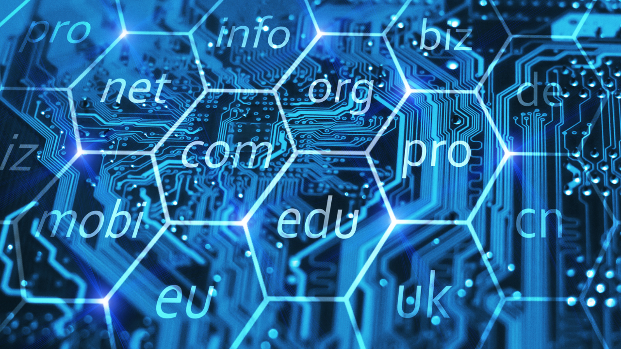 Visual representation of internet domains and technology, illustrating the versatility of the Python urllib module for web scraping and URL parsing. The image highlights various top-level domains such as .com, .org, and .edu, symbolizing the extensive reach and capabilities of Python's urllib module in handling different web-related tasks efficiently.